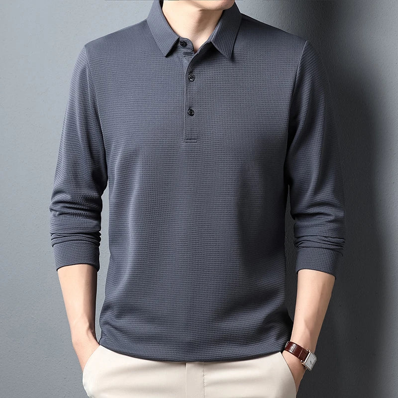 Men's Casual Polo Long