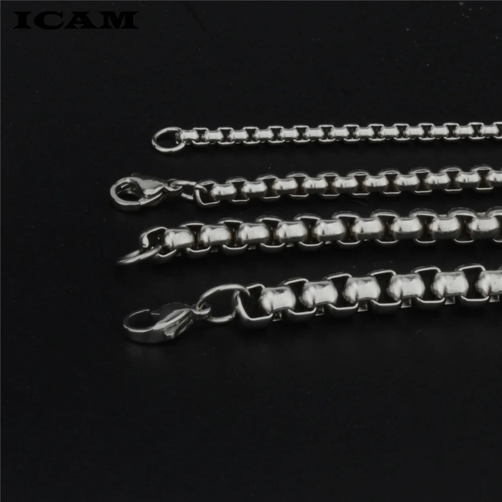 ICAM pulseira masculina Stainless Steel