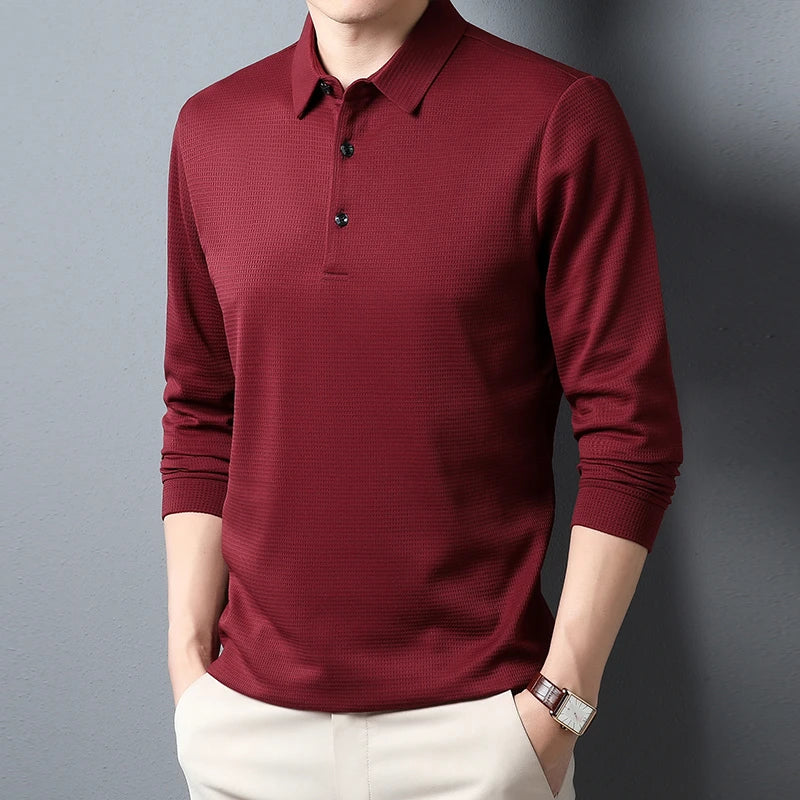 Men's Casual Polo Long