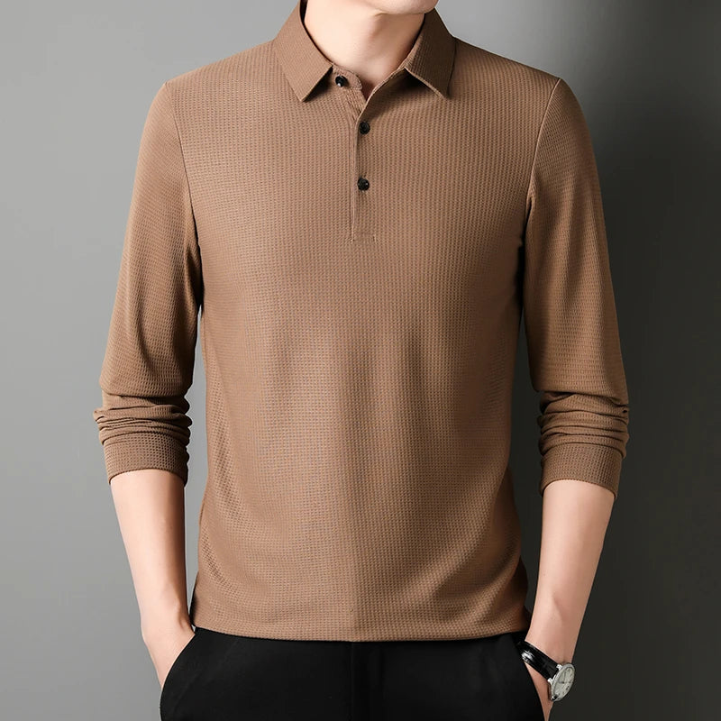 Men's Casual Polo Long
