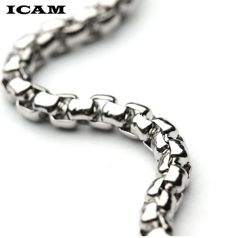 ICAM pulseira masculina Stainless Steel