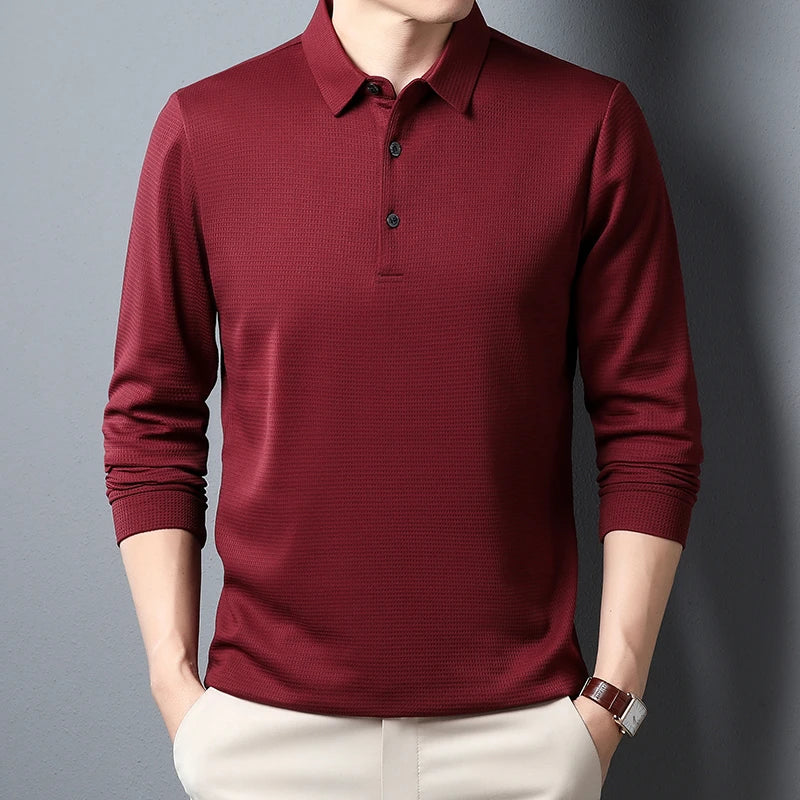 Men's Casual Polo Long