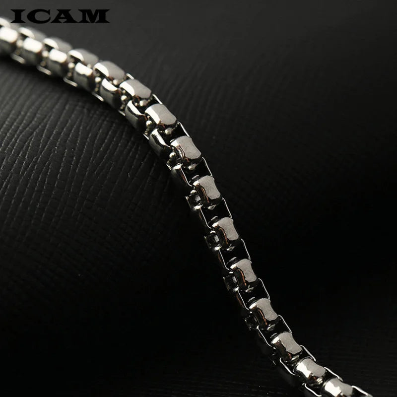 ICAM pulseira masculina Stainless Steel
