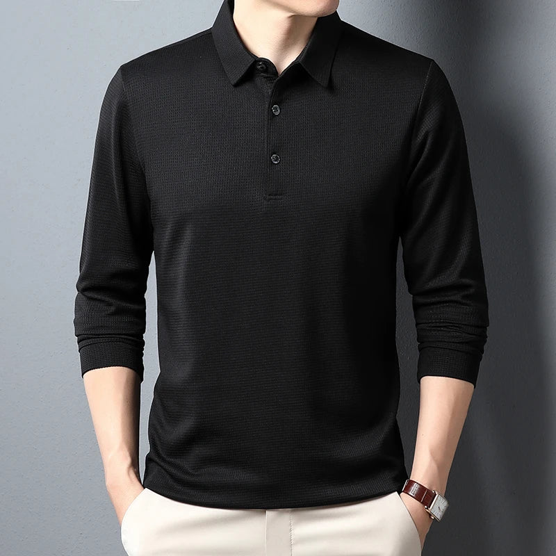 Men's Casual Polo Long