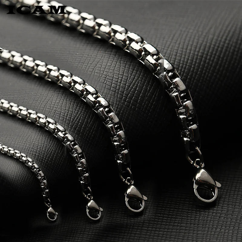 ICAM pulseira masculina Stainless Steel